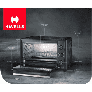 HAVELLS Oven Toaster Grill (OTG) | 66 L | 66RC | Black