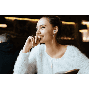 Nokia WB-101 Wired Headset | In the Ear | White
