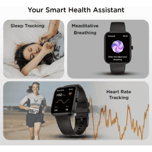 Fire-Boltt Wonder Smartwatch | BSW047 | Black Strap