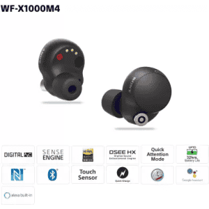 Sony True Wireless Stereo Bluetooth Headset | Black | WF-1000XM4