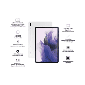 Samsung Galaxy Tab S7 FE | 12.4 inch | 4 GB/64 GB | Wi-Fi | Mystic Silver