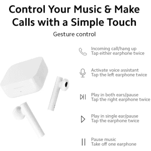 Mi Bluetooth Headset | TWS 2C | True Wireless | White