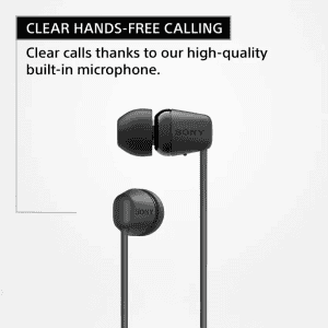 SONY Bluetooth Headset In the Ear | Black | WI-C100