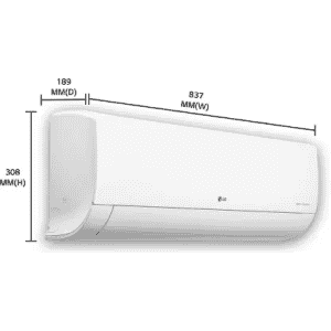 LG 1 Ton 3 Star Split Dual Inverter AC | RSNQ12JNXE | White