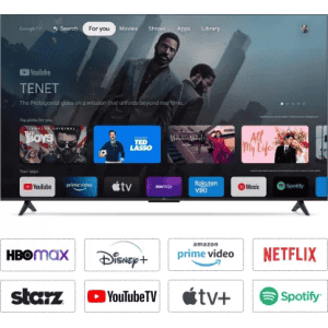TCL | 43P635 | 108 cm (43 inches) | Metallic Bezel-Less Series 4K Ultra HD Smart LED Google TV | Black