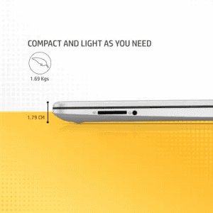 HP Intel Core i5 11th Gen | 8 GB/512 GB SSD | 15S-FR4000TU Thin and Light Laptop | Natural Silver