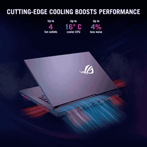 ASUS ROG Strix G17 | AMD Ryzen 7 4800H | RTX 3050 Ti 4GB Graphics | 16GB/1TB SSD | Gaming Laptop | Gray