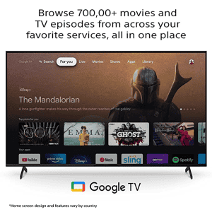 Sony Bravia 55 inches 4K Ultra HD Smart LED Google TV | KD-55X80K | Black