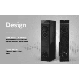PHILIPS SPA9080B 80 W Bluetooth Tower Speaker | Black