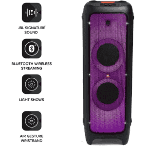 JBL PartyBox 1000 with DJ Launchpad | 1100 W Bluetooth Home Theatre | Black