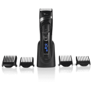 SYSKA HB100 Ultraclip Hair Clipper and Trimmer support | 4 Stubble Guided Comb | Black