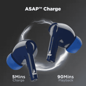 boAt Airdopes 161 Bluetooth Headset |True Wireless | Bold Blue