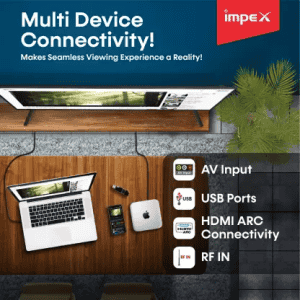 IMPEX Titanium Series  108 cm (43 Inch) HD Ready LED TV | TITANIUM 32 AY20
