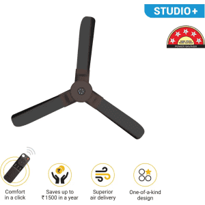 Atomberg Studio+  BLDC motor Energy Saving Ceiling Fan | 1200mm | 32W | Earth Brown