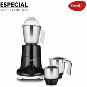 Pigeon ‎Especial Mixer Grinder | 750 W  | 3 Jars | Grey