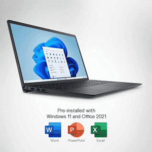 Dell Inspiron 3520 Laptop | D560896WIN9B | 15.6 inch |12th Gen Intel Core i3-1215, Windows 11 + MSO'21, 8GB, 512GB SSD | Black