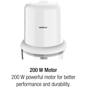 Havells Coral Chopper | 200 W | White