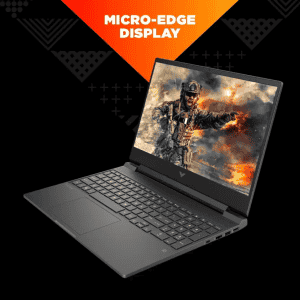 HP Victus Gaming Laptop | 15-fb0053AX |  Ryzen 7 Octa Core 5800H | 16 GB/512 GB SSD/Windows 11 Home/4 GB Graphics/NVIDIA GeForce RTX 3050 | 15.6 Inch | Mica Silver