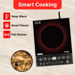 USHA Induction Cooktop | CJ1600WPC | Black