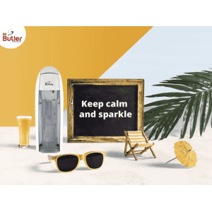 Mr. Butler Italia Pure White Soda Maker | White