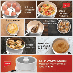IMPEX Magic Pan Round Electric Pan | WS18 | White
