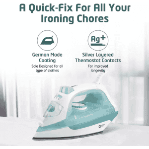 Orient Electric Fabrifeel Steam Iron | SIFF20WGP | 2000 W | White, Green