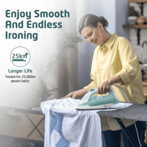 Orient Electric Fabrifeel Steam Iron | SIFF20WGP | 2000 W | White, Green