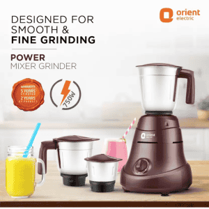 ORIENT POWER MIXER | MGPM75C3 | 750W | 3 Jars | CHOCOLATE