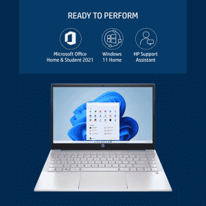 HP Pavilion | Intel Core i5 | 12th Gen | 16GB | 512GB | Windows 11 Home | Natural Silver | 14-dv2041TU