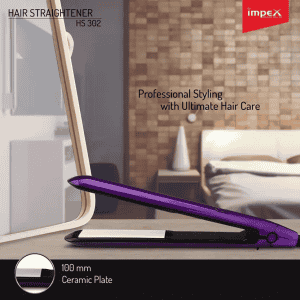IMPEX Hair Straightener | HS-302  | Violet