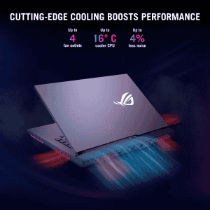 ASUS ROG Strix G15 |  Ryzen 7 Octa Core AMD R7-4800H  |  G513IE-HN040WS |16 GB/1 TB SSD/Windows 11 Home/4 GB Graphics/NVIDIA GeForce RTX 3050 Ti/144 Hz | 15.6 inch | Eclipse Gray