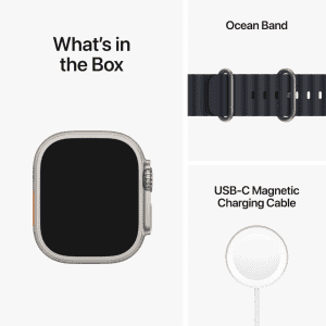 Apple Watch Ultra | 49 mm | GPS + Cellular | Titanium Case | Midnight Ocean