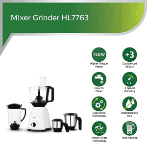 PHILIPS Hl7763/00 750W Mixer Grinder | White