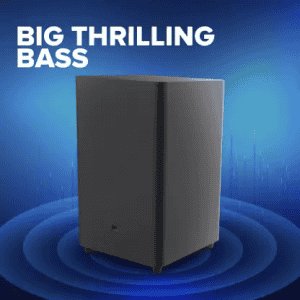 JBL Bar 2.1 Deep Bass 300 W Bluetooth Soundbar | Black, 2.1 Channel