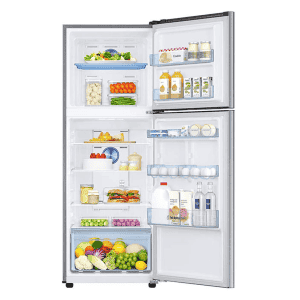Samsung Double Door Convertible Refrigerator | 301 L | 2 Star Frost Free | Elegant Inox | RT34C4522S8/HL
