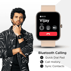Fire-Boltt Wonder Smart Watch | BSW047  | 1.8 inch | Gold Strap