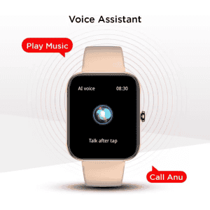 Fire-Boltt Wonder Smart Watch | BSW047  | 1.8 inch | Gold Strap