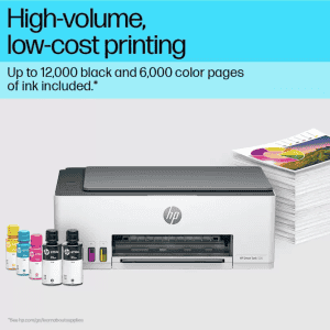 HP Smart Tank All In One  Multi-function Color Inkjet Printer | 520 | Grey White
