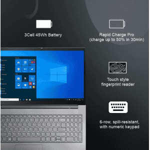 Lenovo ThinkBook | 21A4A08WIH | Thin and Light Laptop | 15.6 | 8GB RAM/512GB SSD/Windows 11 Home | Mineral Grey