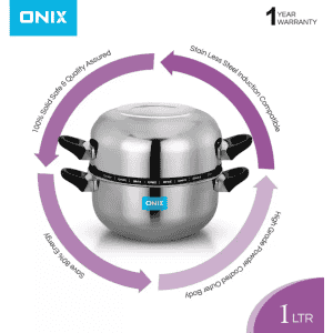 Onix OCP SS Choodarapetty | 1 L |  Stainless Steel Steamer