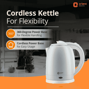 Orient Instahot Electric Kettle | 1.8 L | Blue