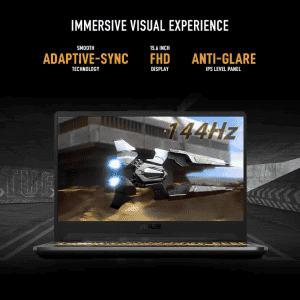 ASUS TUF Gaming Laptop | FA506IHRZ-HN112W | Gaming A15 Ryzen 5 |15.6 inch | Hexa Core AMD R5-4600H | 8 GB/1 TB SSD/Windows 11 Home/4 GB Graphics/NVIDIA GeForce GTX 1650/144 Hz |  Graphite Black