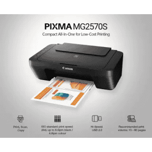 Canon MG2570S Multi-function Color Inkjet Printer | Black