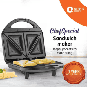 ORIENT SANDWICH MAKER | TOAST AND GRILL | SMCS75B2 | Black