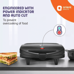 ORIENT SANDWICH MAKER | TOAST AND GRILL | SMCS75B2 | Black