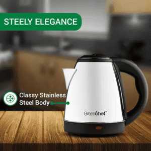 Greenchef Kettle |1.5L | Electric Kettle |  Silver