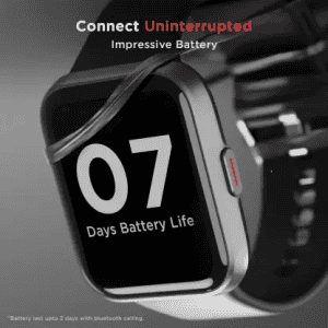 Boat Wave Voice Smart Watch |  Bluetooth Calling | Charcoal Black