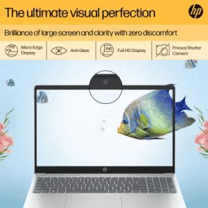 HP Ryzen 5 Quad Core 7520U | 8 GB/512 GB SSD | 15-fc0028AU | 15.6 Inch | Natural Silver