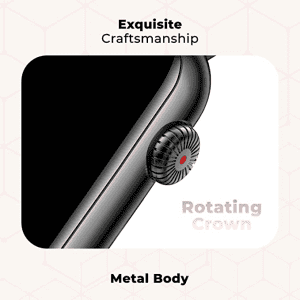 Fire-Boltt Dawn Girls Smartwatch | Rectangle 1.47" | Black Dawn