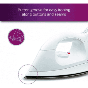 PHILIPS Dry Iron | 1000 W | White | HI114